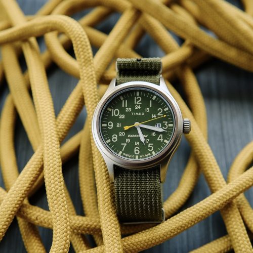 Bracelete Estilo Nato Ribbed Military Green - Image 3