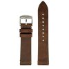 Bracelete em pele Estilo Vintage Frosted Dark Brown