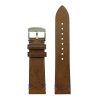 Bracelete em pele Estilo Vintage Frosted Dark Brown Pepsi Stitch