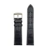 Bracelete em Pele Premium Croco Black-White