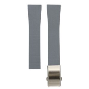 Bracelete Classic Cut To Size em Borracha FKM com Fecho Desdobrável – Cinzento