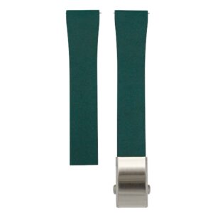 Bracelete Classic Cut To Size em Borracha FKM com Fecho Desdobrável – Verde